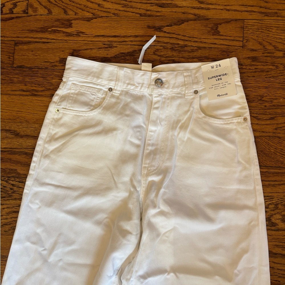 Madewell Superwide-Leg Jeans: Airy Denim Edition Size 24 NWT - Picture 5 of 7